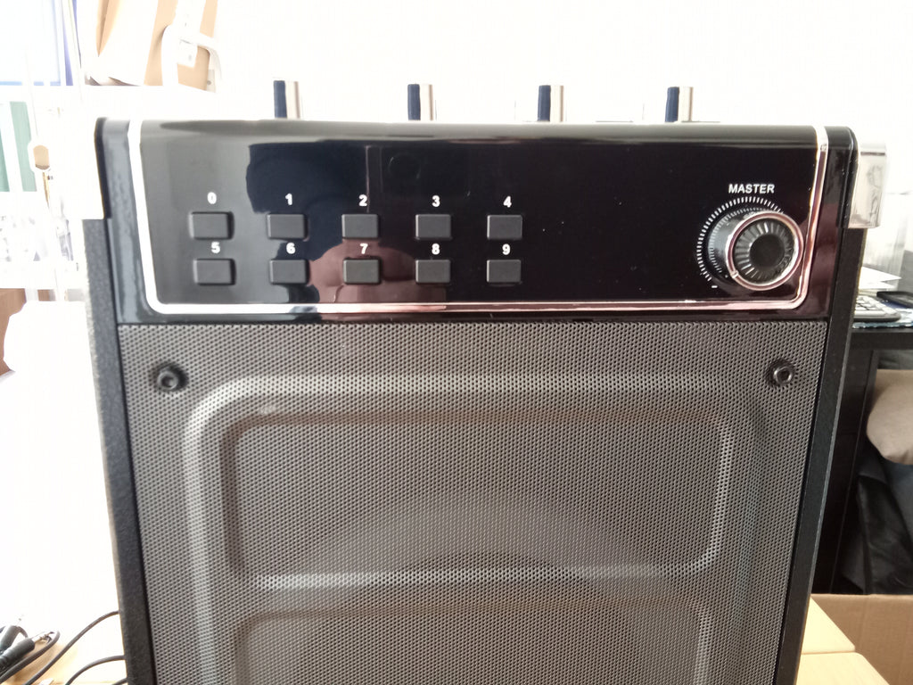 JYX Máquina de Karaoke con Dos micrófonos inalámbricos GRADO A