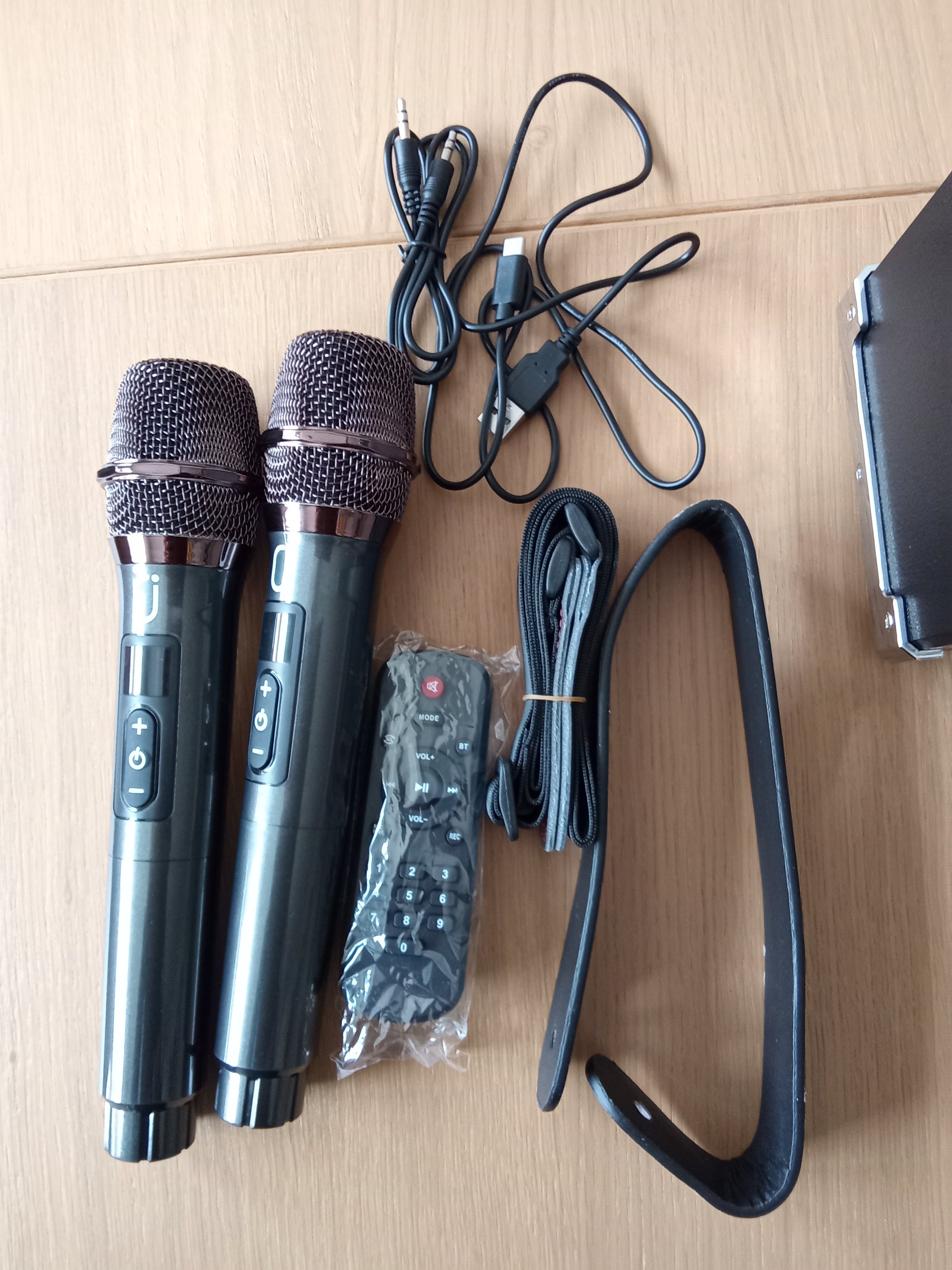 JYX Máquina de Karaoke con Dos micrófonos inalámbricos GRADO A