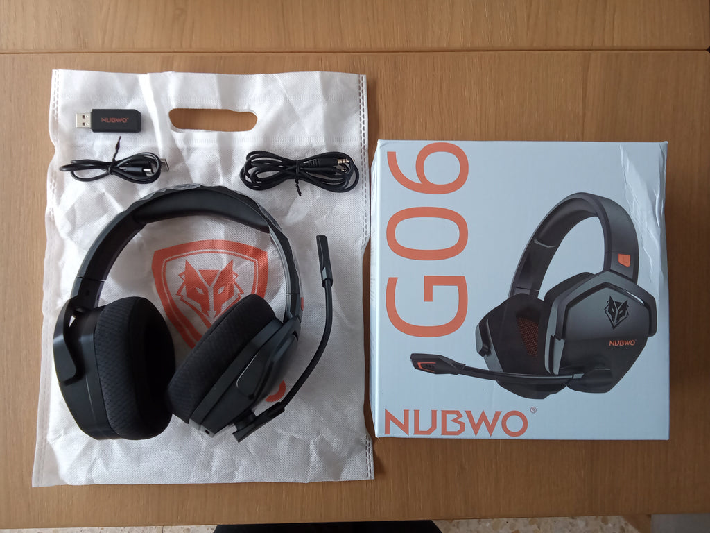 NUBWO G06 Cascos Gaming Inalámbricos GRADO A