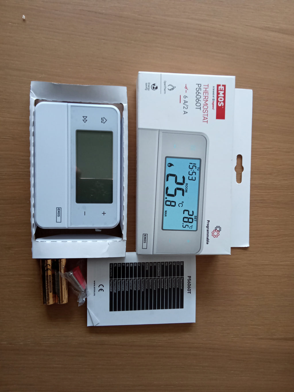 Emos Termostato de ambiente digital compatible con OpenTherm