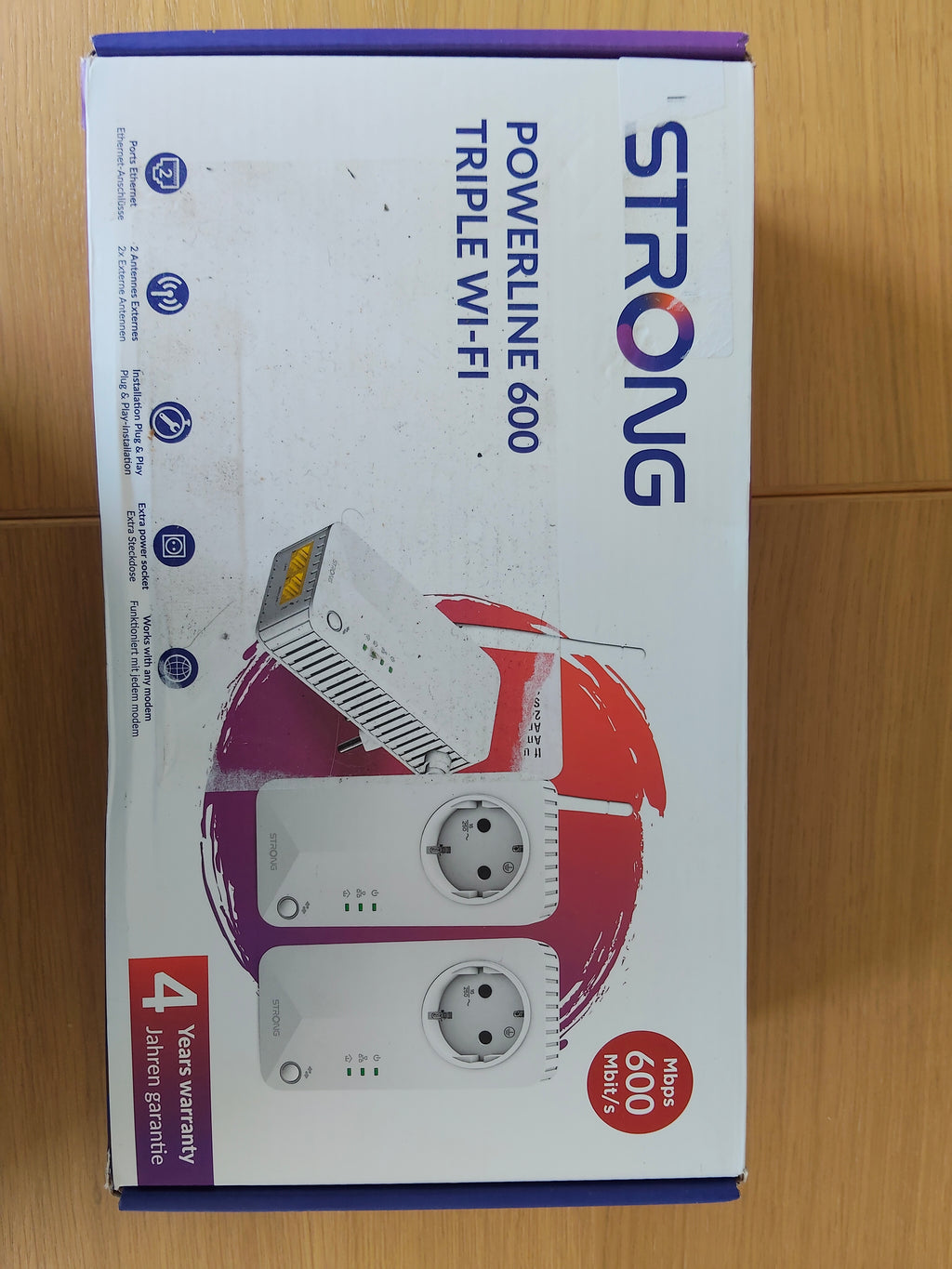 STRONG- Powerline 600 triple wifi grado A (resellado)
