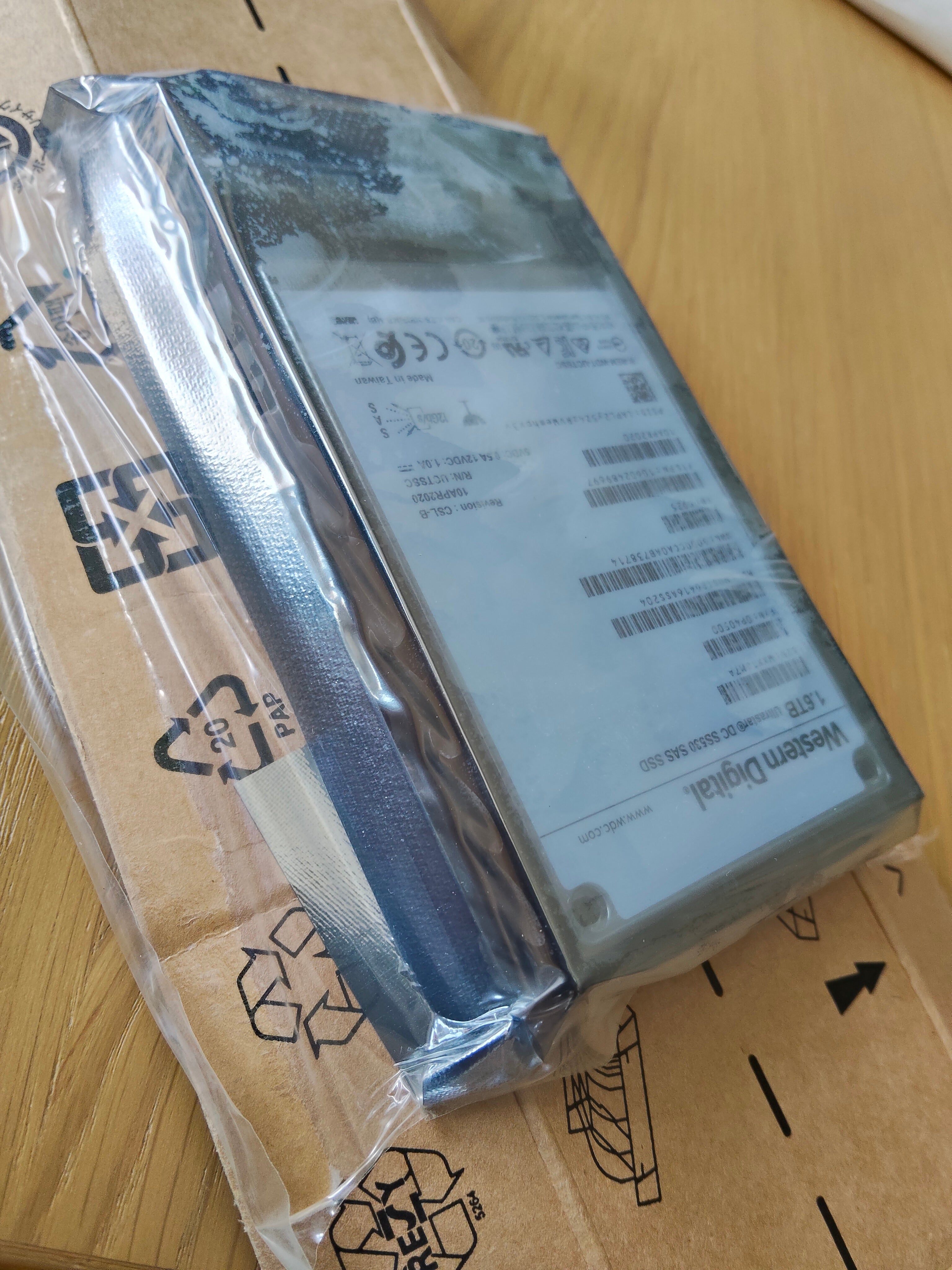 Western Digital Ultrastar DC SS530 SAS SSD 1.6TB GRADO A sellado