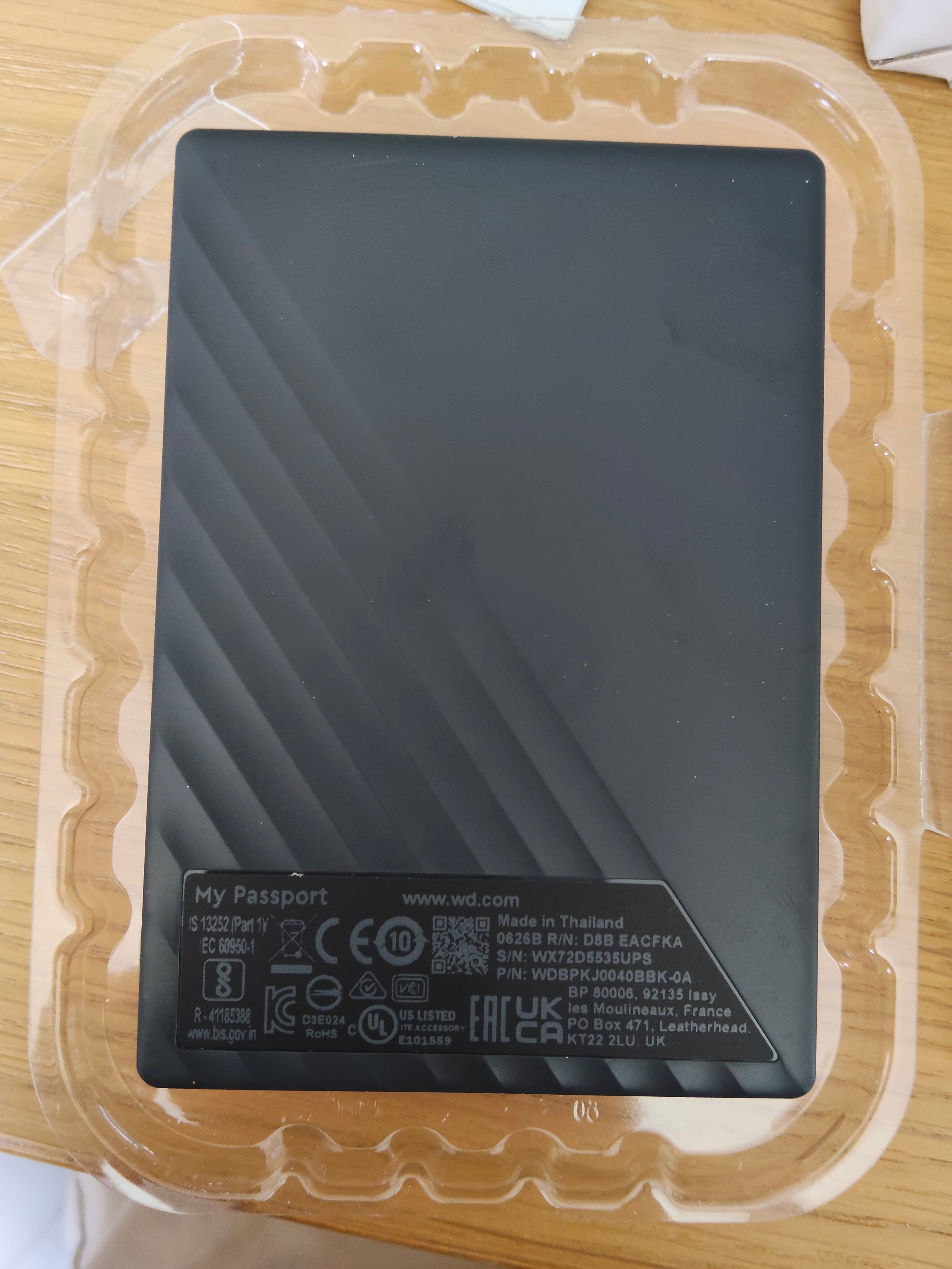 WD my passport 4TB GRADO B